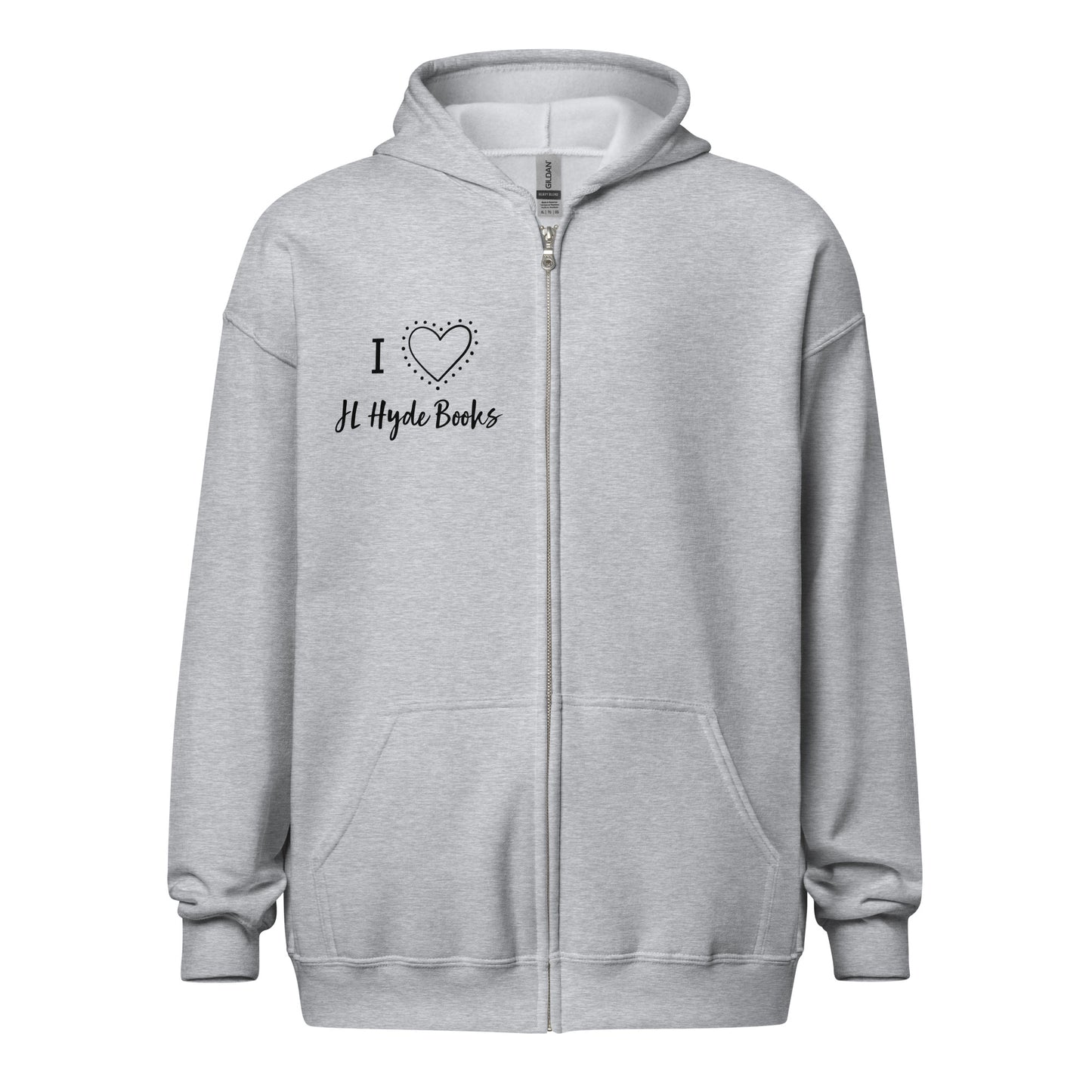 Unisex JL Hyde blend zip hoodie