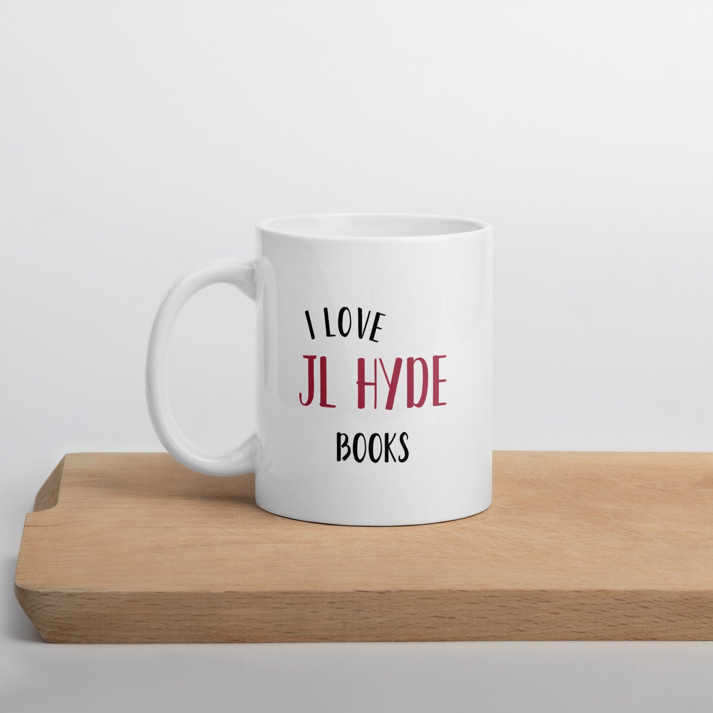 JL Hyde Books glossy mug
