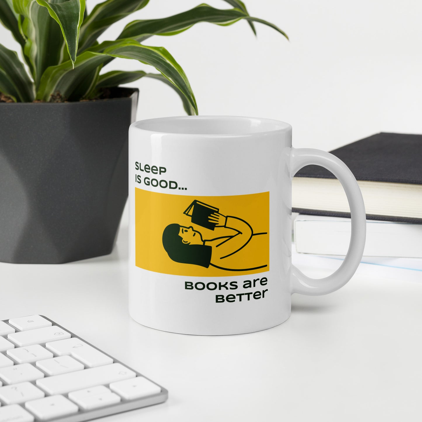 Sleep is Good glossy mug