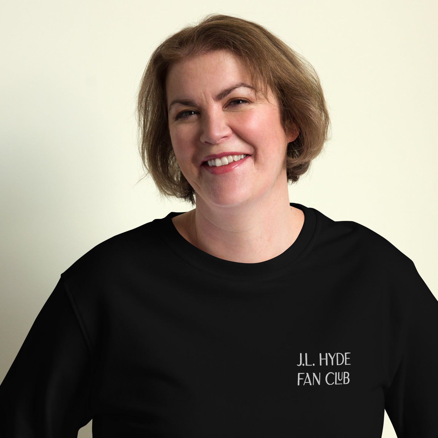 Embroidered Fan Club Unisex organic sweatshirt