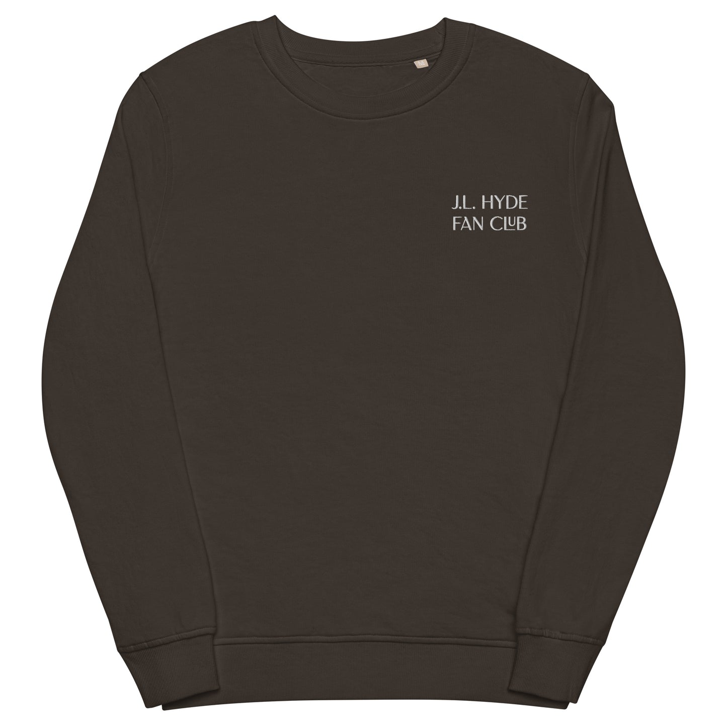 Embroidered Fan Club Unisex organic sweatshirt