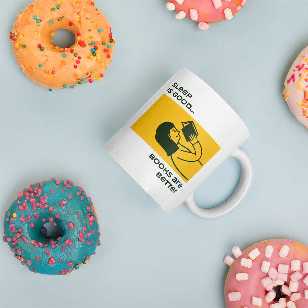 Sleep is Good glossy mug