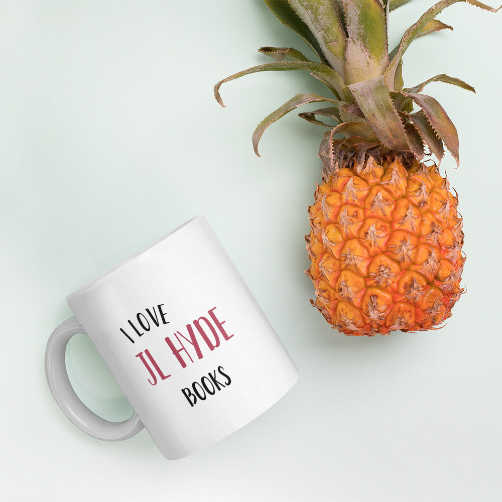 JL Hyde Books glossy mug